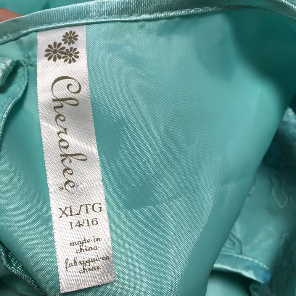 Cherokee Sleeveless Mint Green Dress - Size 14/16 - Picture 6 of 7